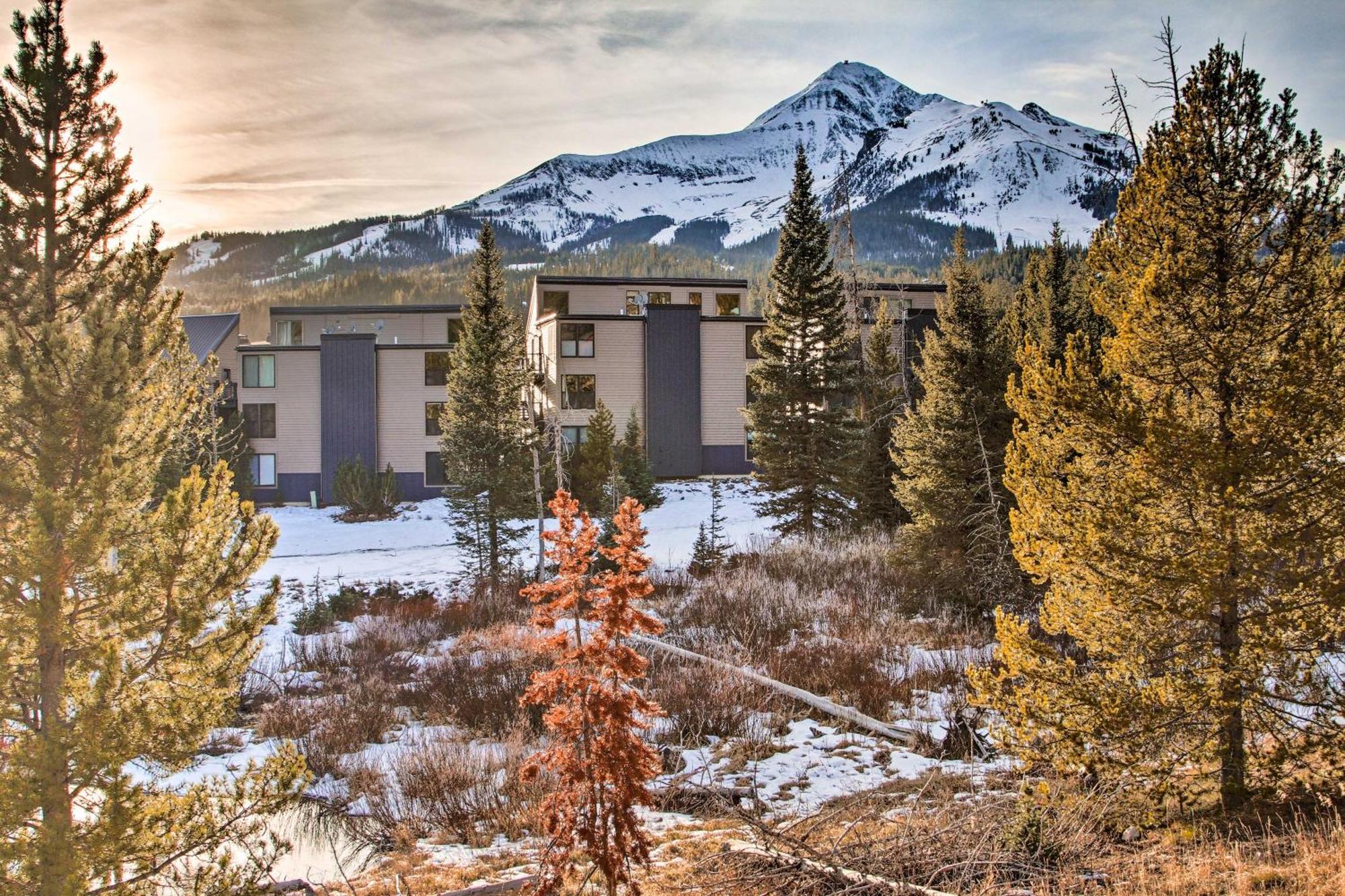Cozy Big Sky Studio About 1 Mile To Mtn Village! Dış mekan fotoğraf